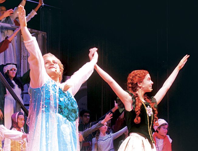 Taking a bow